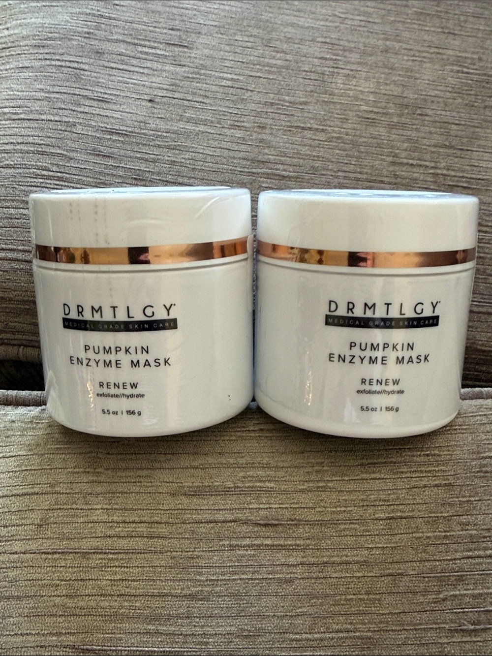 DRMTLGY Pumpkin Enzyme Mask - renew exfoliate hydrate5.5 oz  (2 Pack)